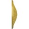 Ekena Millwork Brontes Ceiling Medallion (Fits Canopies up to 3 5/8"), Hand-Painted Rich Gold, 25 1/2"OD x 5 1/2"P CM25BRRGS - alternate 2